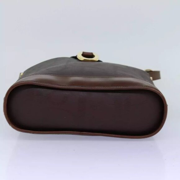 Christian Dior Trotter Canvas Shoulder Bag PVC Brown Auth yk12486 - Picture 5 of 14